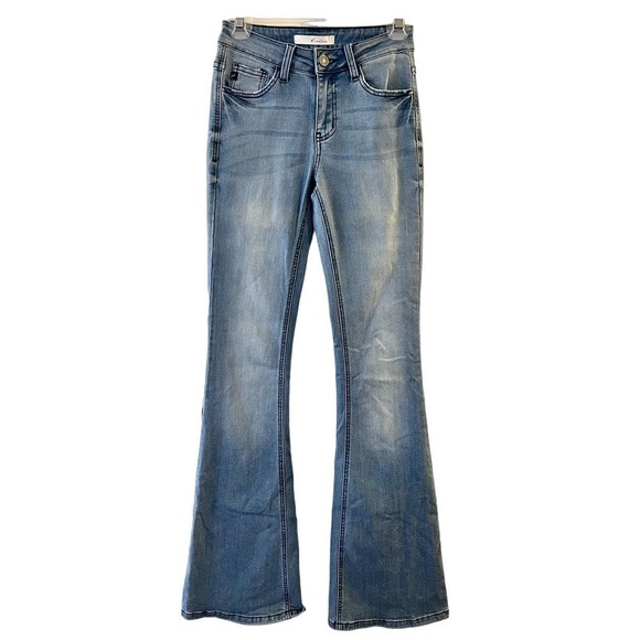 Kan Can Flare Mid-Rise Women’s Denim Jeans Size 24 - Picture 1 of 6